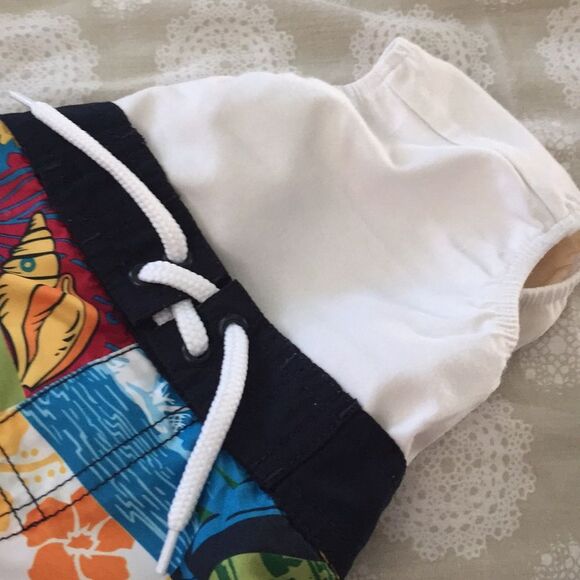 Gymboree Swim Trunks Board Shorts  6-12 Months Tropical - Picture 6 of 6